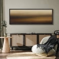 thumbnail image 4 of Large Framed Canvas Wall Art Brown Abstract Landscape Print for Modern Living Room Decoration - 60"x20" Black Framed, 4 of 8