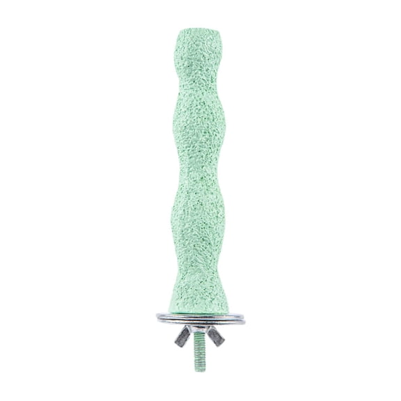 Parrot Perch Platform Bird Stand Toy Cage Accessory with Paw Grinding Surface for Budgies Canaries Lovebirds