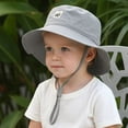 thumbnail image 6 of Toddler Sun Hat 3-10 Years Outdoor Sun Hat For Toddler Baby Kids Fishing Hat UPF 50+ Breathable Sun Hat Beach Hat Summer Cap Swim Fishing Safari, 6 of 7