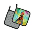 thumbnail image 2 of Hippie Animal Rooster Pair of Pot Holders 7.5 in x 7.5 in, 2 of 5