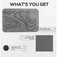 thumbnail image 7 of Stone Bath Mat, Diatomaceous Earth Shower Mat, Non-Slip Super Absorbent Quick Drying Floor Mat for Bathroom Kitchen, 7 of 7