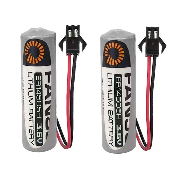 2PCS ER14505H Battery AA ER14505 Battery 2700mAh 3.6V Non-Rechargeable Battery with Plug (2 Pcs ER14505H Battery)