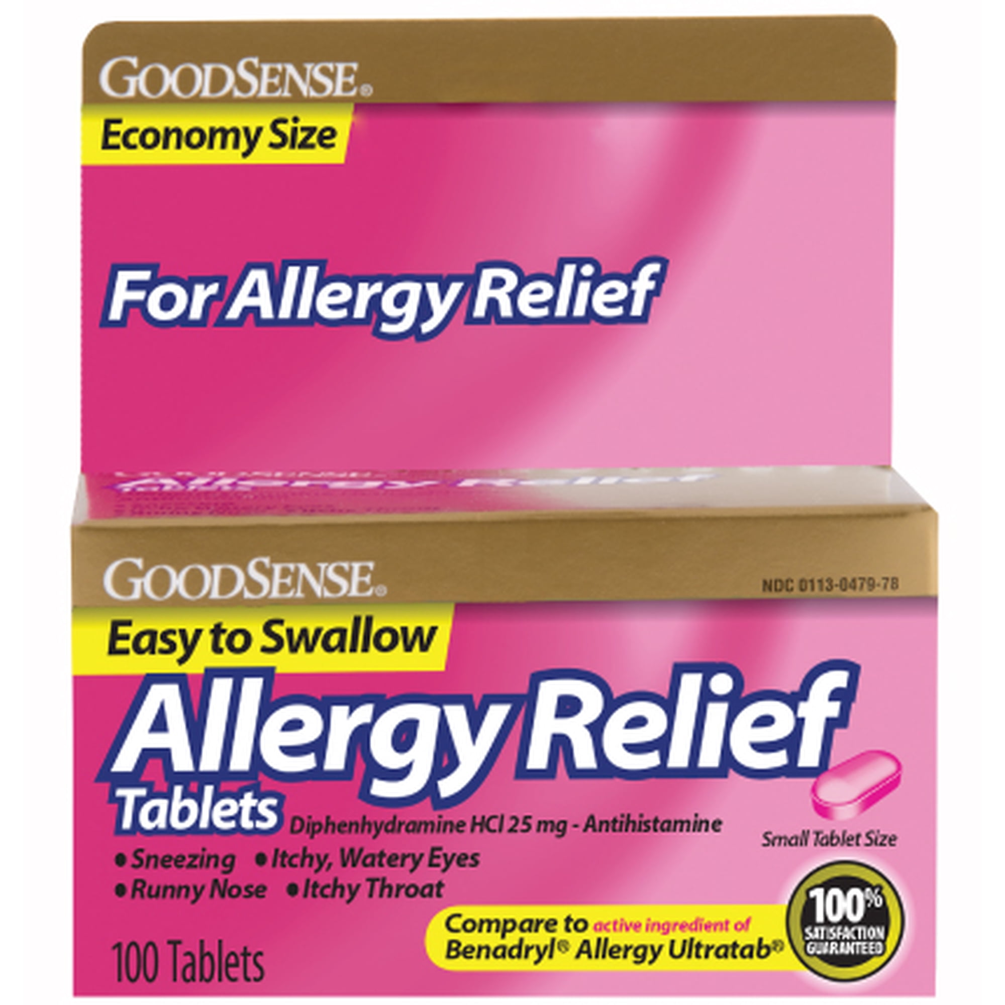 GoodSense Allergy Relief 100 Tablets