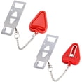 thumbnail image 1 of Portable Door Lock Security, Used For Home Security, Travel Door Lock, Dormitory Essential Lock (2 Pieces), 1 of 5