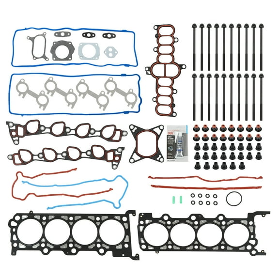 PIT66 Head Gasket Set Bolts 281CID Fit For 1997-1999 4.6L Ford Explorer F150 F250 E150
