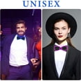 thumbnail image 3 of LINLIN 2 Pcs LED Bow Tie Light Up Bow Tie LED Bow Tie Adjustable Light Up Bow Tie, Novelty Bow Tie Party Glowing LED Tie, 3 of 5