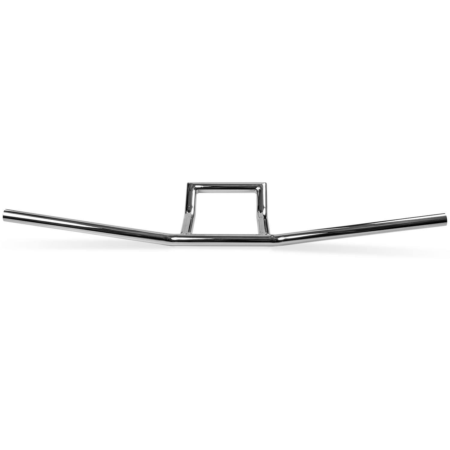 Krator Motorcycle Handlebar 1" Chrome Box Window Attack Style Compatible with Honda CB 250 450 650 700 750 Nighthawk