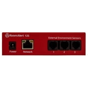 Room Alert 12S Proactive Environment Monitor – Built-in Temperature Sensor, Supports SSL/TLS, SNMP v3, App Alerts, Made in USA