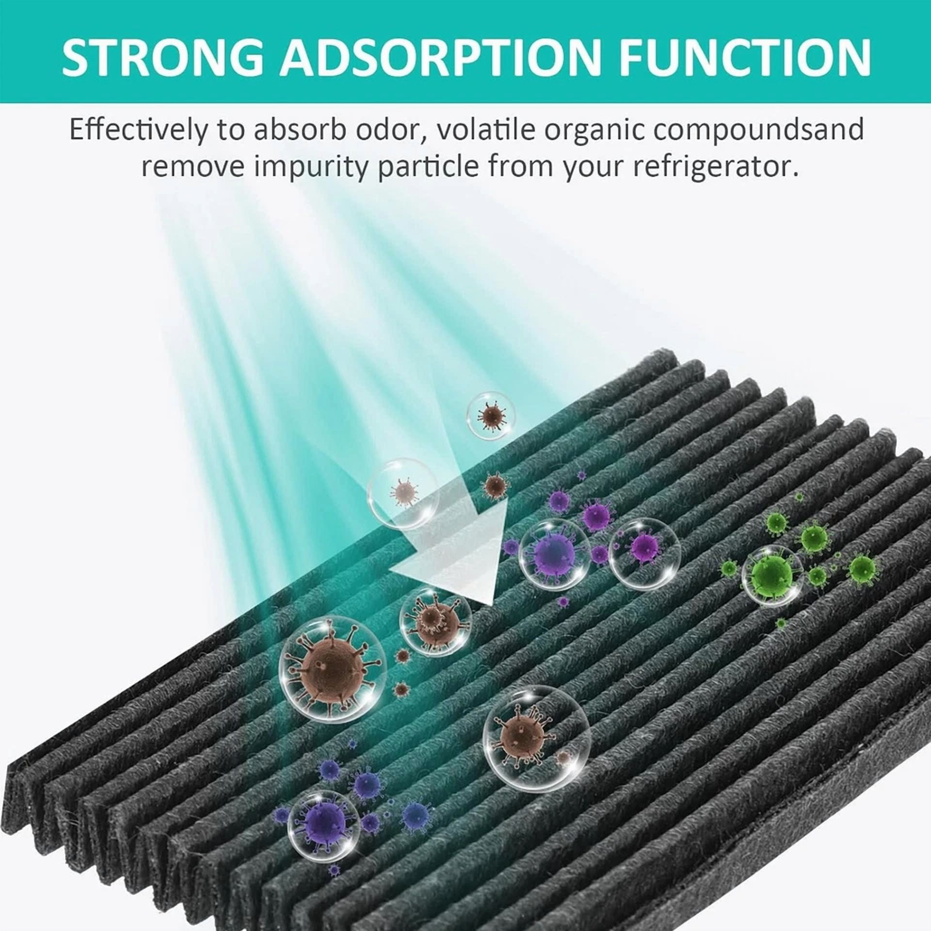 FLINT- 6 Pcs Refrigerator Air Filter Replacement Carbon Activated Filter For Paultra2