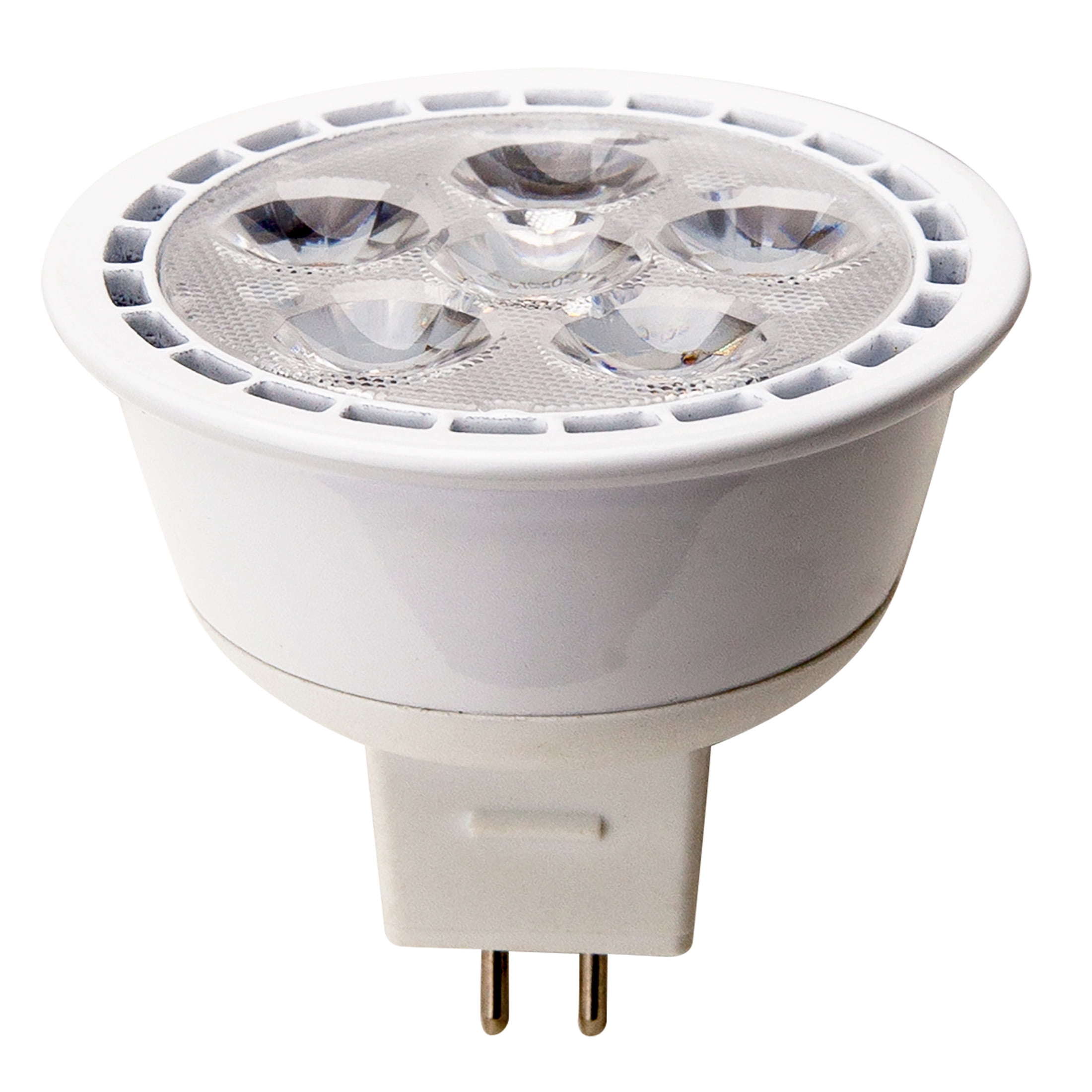 Great LED Light Bulb, 6.5W (50W Equivalent) MR16 Lamp GU5.3 Base, Dimmable, White, 3-Pack Walmart.com