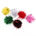 thumbnail image 3 of 70pcs Glitter Tinsel Pom Bolas Juguetes 2.5 cm Decoración de Partido Artesanía Decoraciones de Banquete de Boda Macarena Glitter Tinsel Pom Poms, 3 of 8