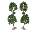 thumbnail image 1 of justharion 4 Pcs Modèle d'Arbre Diorama Architecture Paysage Table de Sable DIY Vert, 1 of 8