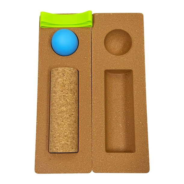 Tabla de equilibrio para fortalecer los pies, equipo de equilibrio para adultos y niños, pelota de masaje Bola azul de silicona