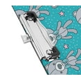 thumbnail image 2 of Inkdotpot Decorative Clipboard Letter Size Clipboard with Low Profile Clip,Retractable Key Hole for Hanging Paperboard for Office School w/ Free Marker & Eraser,Teddy-9x15 Inch, 2 of 7