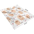 thumbnail image 4 of Pomeranian Dogs with Hearts Blanket,Comfortable Soft Flannel Throw Blanket,All Season,Warm Lightweight Blankets for Sofa Bed Couch Living Room Chair,60"x80"(150x200cm), 4 of 4