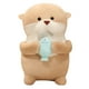 thumbnail image 4 of Muñeco de peluche de nutria realista para decoración de sala de estar para niños y niñas 21cm, 4 of 9