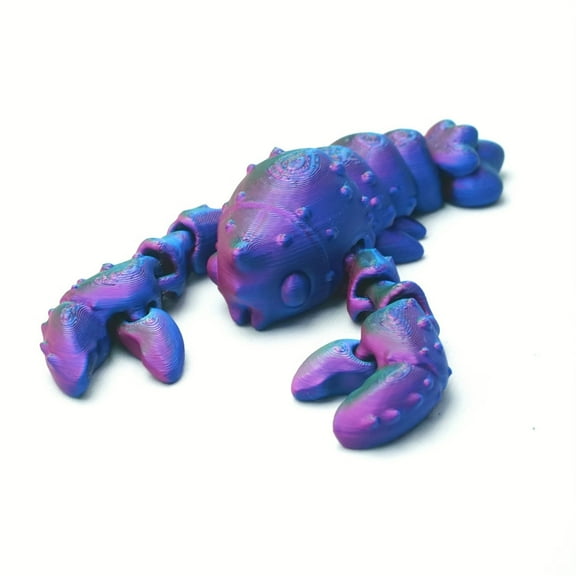 3D Printed Crayfish Model,Flexible Animals Toy Statue,Movable Joints,Home Office Decor,Interesting Toys for Autism/ADHD,Festival Gifts toco,Fidget Toys, Executive Desk Animals Toy