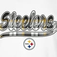 thumbnail image 4 of Women's New Era White/Black Pittsburgh Steelers 3rd Down T-Shirt, 4 of 4