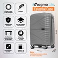 thumbnail image 2 of Maleta de Viaje Magma Life 10 kg Celestial Case Gris, 2 of 7