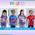 thumbnail image 6 of Marvel Spidey and His Amazing Friends Toddler Girls' Short Sleeve Character Graphic Milestone T-Shirt Purple Ghost-Spider Birthday Girl, 6 of 6