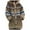 Coffee, variant on Women'S Cozy Knitted Hooded Cardigan With Pockets Casual Style Sweater Jacket Women'S Cardigan Xl