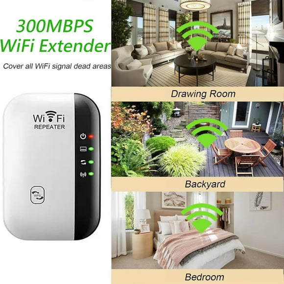 SUTENGDA 2PCS WiFi Extender Fast WiFi Extender Signal Booster for Home Up to 2640sq.ft and 25 Devices Easy Set Up WiFi Repeater Wireless Signal Booster with Ethernet Port for Indoor/Ou