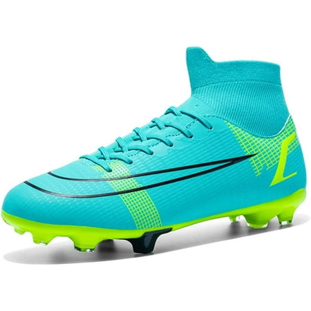 

breooes Men\‘s Soccer Cleats Football Boots Professional Training Turf Mens Outdoor Indoor Sports Athletic Big Boy s Sneaker
