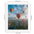 thumbnail image 2 of Paint By Numbers Kit for Adults Beginner - Hot Air Balloons Over Countryside DIY Canvas Painting Kits for Adults, Frameless Paint By Number for Adults for Home Wall Decor 16x20 Inch, 2 of 7