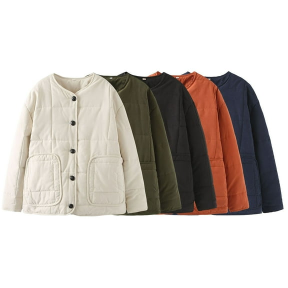 HAPIMO Women'S Plus Size Oversized Splice Quilted Lightweight Puffer Jacket Casual Padded Coat Pockets Winter Workout Green L