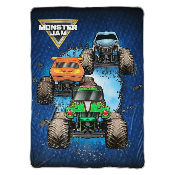 Monster Jam 62" x 90" Plush Blanket