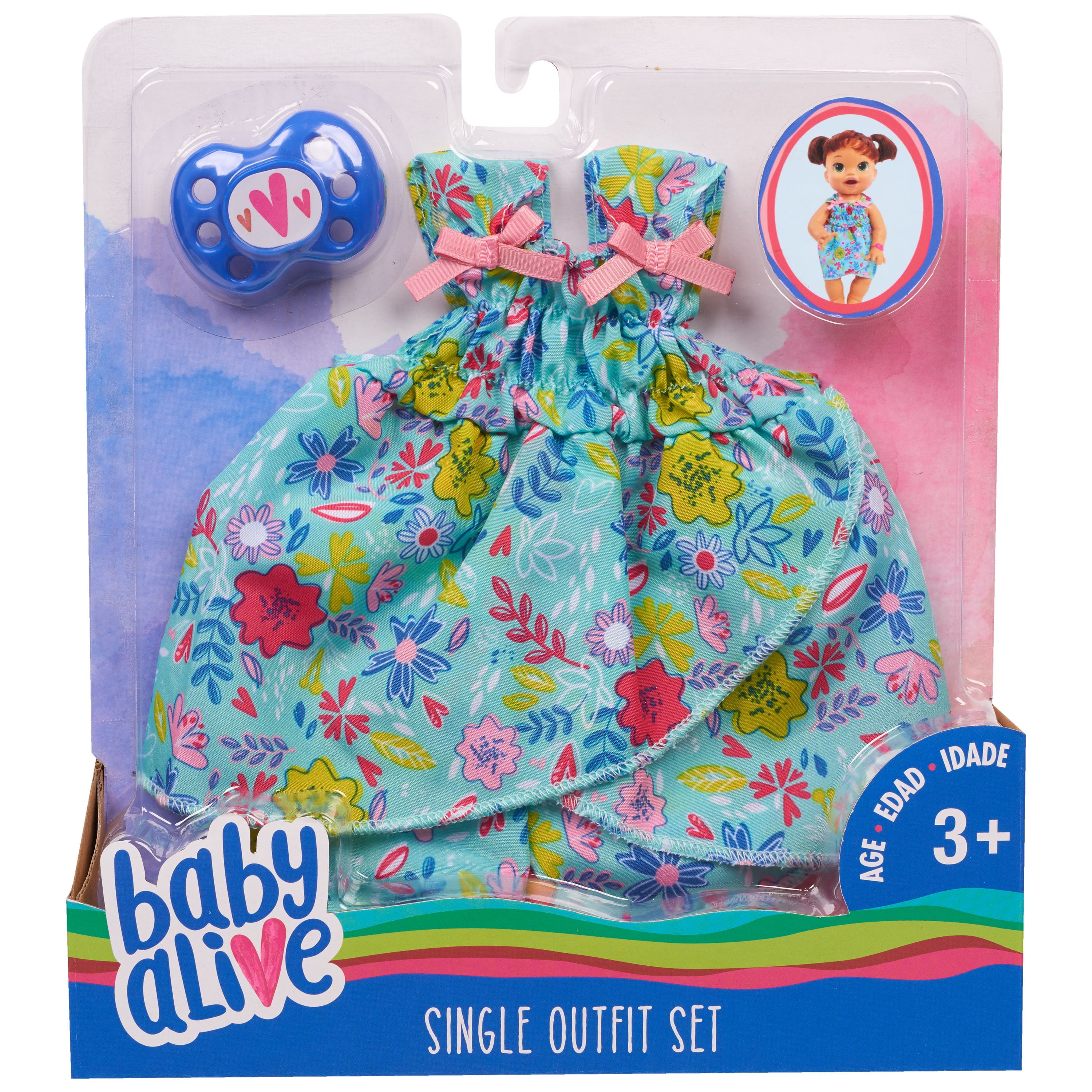 baby alive mix and match outfit set