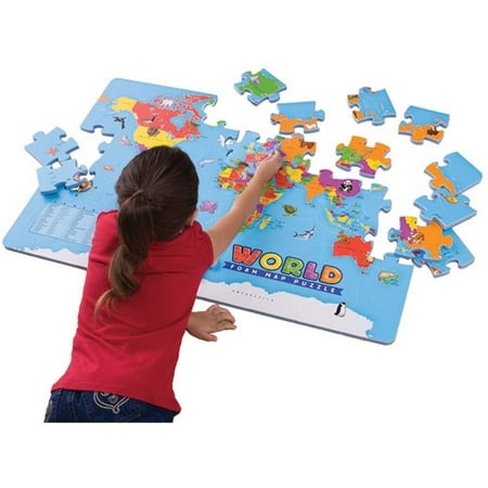 Educational Insights World Foam Map Puzzle - Walmart.com