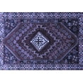 thumbnail image 1 of Ahgly Company Machine Washable Indoor Rectangle Persian Blue Traditional Area Rugs, 8' x 10', 1 of 4