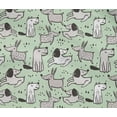 thumbnail image 5 of oneOone Cotton Flex Mint Green Fabric Dog Quilting Supplies Print Sewing Fabric By The Yard 40 Inch Wide, 5 of 6