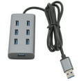 thumbnail image 2 of USB Station, USB 3.0 Hub 7 USB Station d'Accueil Adaptateur USB Sortie Haute Intensité, 2 of 7