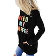 thumbnail image 3 of ONLYSHE Women's Sweatshirts Oversized Crew Neck Long Sleeve Pullover Shirts Tops With Pocket, 3 of 6
