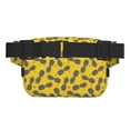 thumbnail image 3 of Kdxio Summer Pineapple Crossbody Double Layer Waist Bag Belt Bag for Unisex Fanny Pack Fashion Waist Packs for Hiking Running Shopping Traveling, 3 of 9