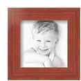thumbnail image 2 of ArtToFrames 6" x 6" Real Reclaimed Red Barnwood Picture Frame, 6x6 inch Red Wood Poster Frame (WOM-4814), 3 Pack, 2 of 6