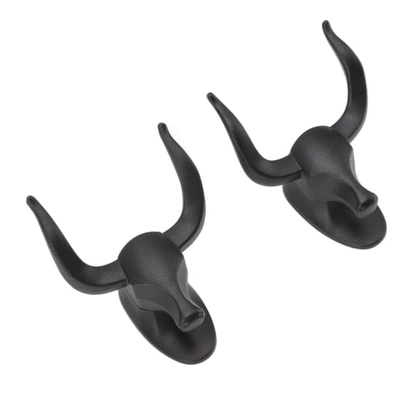 Ganchos de montaje en pared de alta resistencia, gancho para bata y toalla, ganchos para abrigos y ropa sin perforaciones, para baño, dormitorio y cocina, 2 uds.