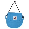 thumbnail image 1 of Pet Baseball Hat Adjustable Summer Stylish Dog Outdoor Sunbonnet with 2 Ear Holes for Outdoor Camping Travel Blue S, 1 of 1