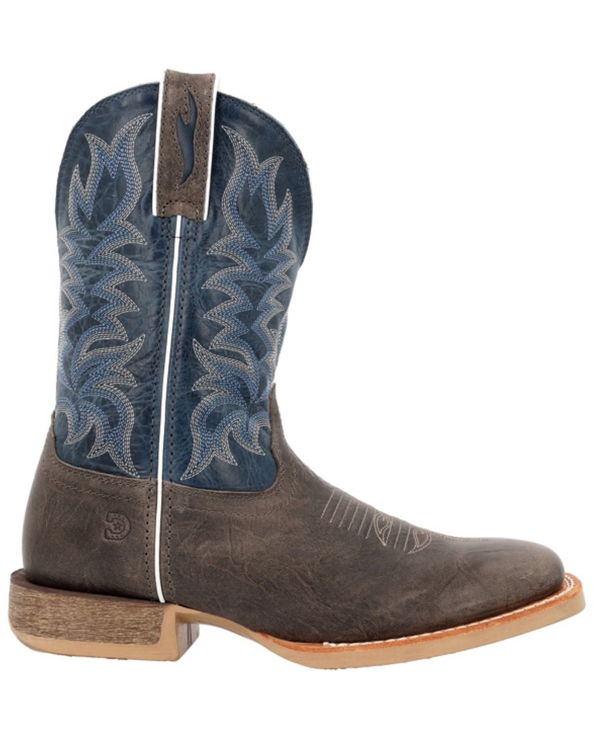 Arizona Jean Co men 12 tie ankle dress boots grey w/brown accents. Ariat Men main image 3