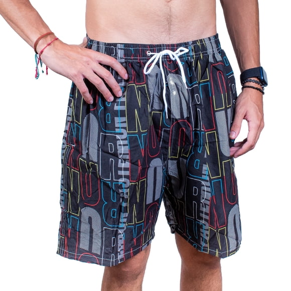 Short De Baño Estampado. Bañador Para Hombre