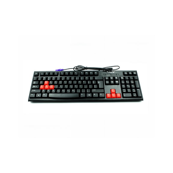 G2000 Desktop PC 104 Normal Keys Membrane keypad P2P interface Wired Multimedia Keyboard (Black)