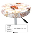 thumbnail image 4 of Naloa Cute Sleepy Fox Round Bar Stool Cushion Cover 12-14 inch, Fits Kitchen, Office, Restaurant Chairs - {sizeName}13 inch, 4 of 7