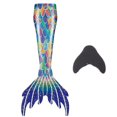 thumbnail image 1 of Mermaid Tails For Swimming For Kids And Adults With Monofin,, 1 of 3