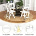 thumbnail image 7 of Costway 16 Pack Resin Folding Chairs with Padded Seat All-Weather Resin Frame Patio White, 7 of 7