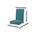 thumbnail image 3 of Thickened Leaf Pattern Chair Cover | Elastic Full Seat Protector | Hotel & Home Decor | Polyester, 45x40x40cm | Machine Washable | Digital Print | Fits Most Chairs | Indoor & Outdoor Use | Single, 3 of 6
