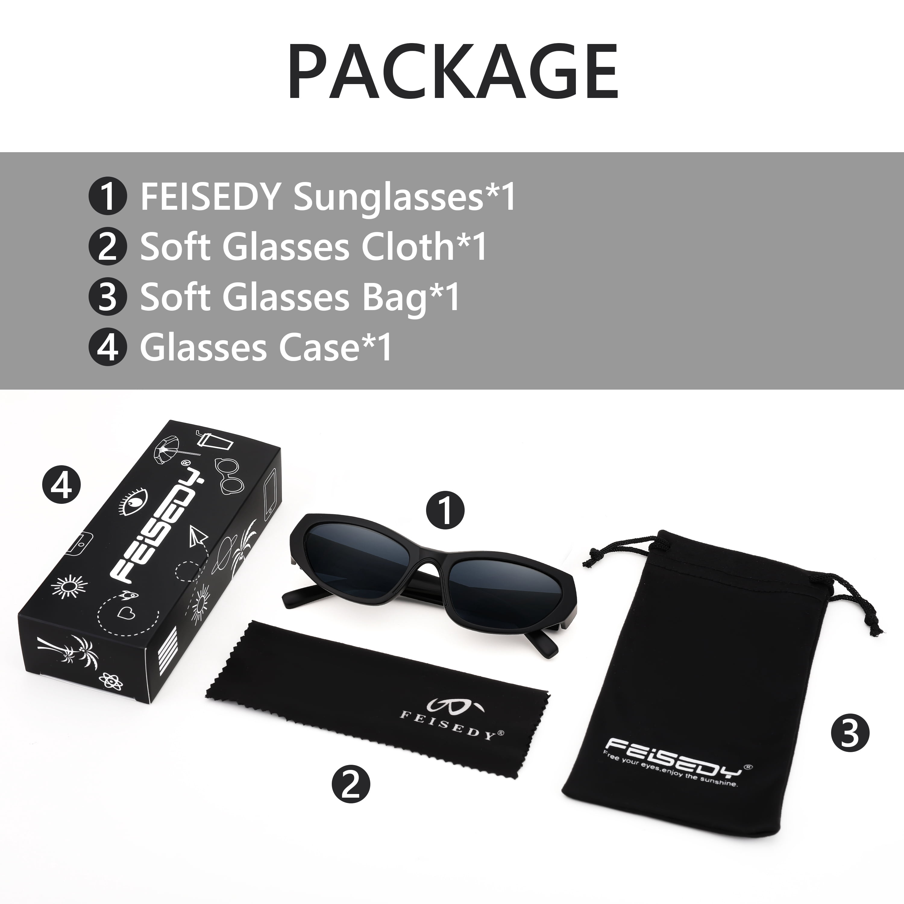 FEISEDY Women Men Futuristic Shield Sports Narrow 90s Sunglasses