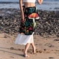 thumbnail image 6 of Mushroom Chiffon Summer Beach Dress with Polyester Straps for Women, 6 of 6