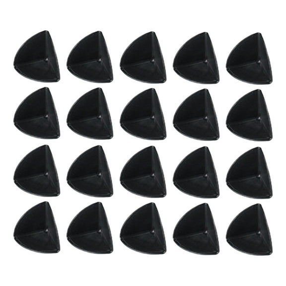 Kripyery 200Pcs Corner Covers Anti-bump Triangular Three Sided Wear-resistant Safe Anti-collision Plastic Packing Shipping Parcel Courier Box Edge Guards House Moving